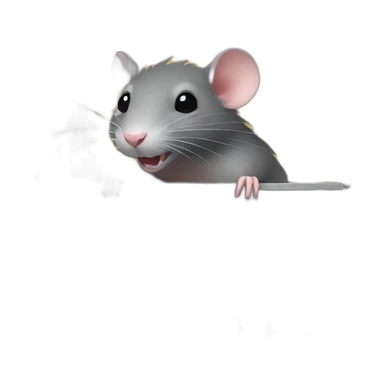 rat inside of dumpster fire sticker