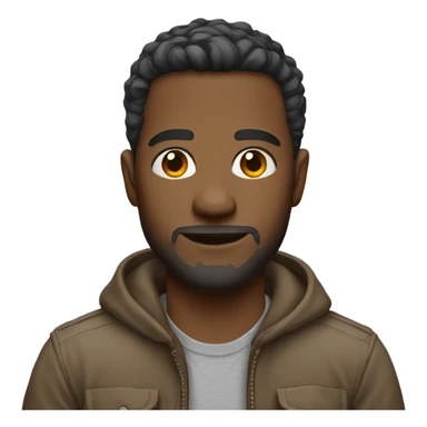 casual style male portrait sticker