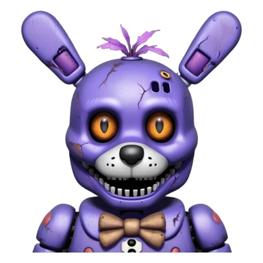 Withered Bonnie from fnaf sticker