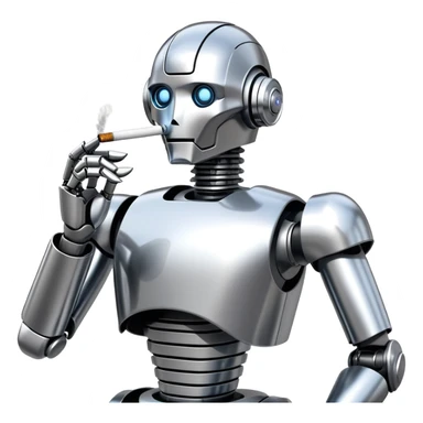 sorayama smoking chrome sticker