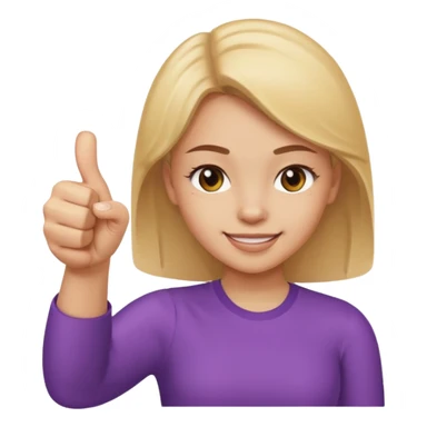 

a girl with a thumb ups and one with thumbs odwnv



 sticker