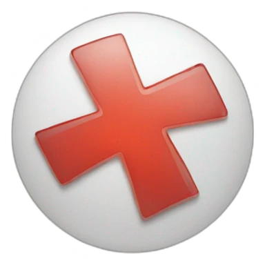 Red-cross-health sticker
