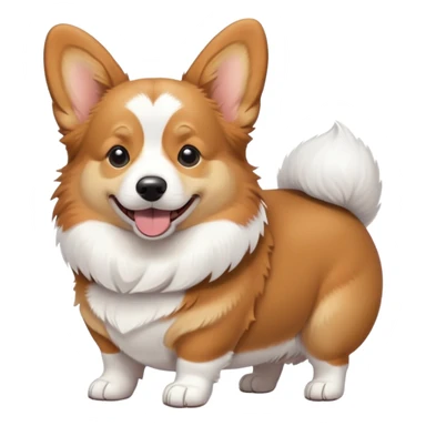 Corgi shaking butt  sticker