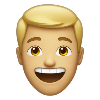 Smile with no teeth sticker