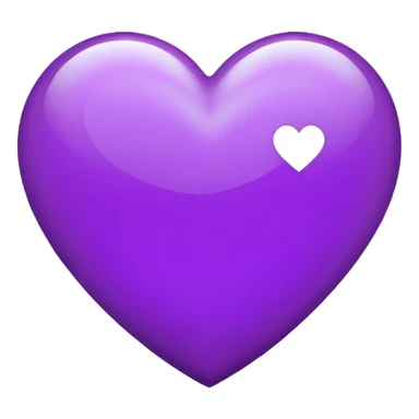 BTS logo purple heart sticker