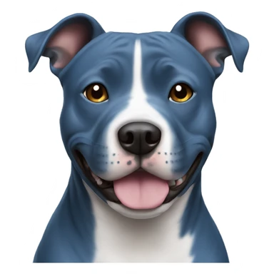 blue staffy sticker