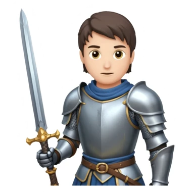  a knight magic sword sticker