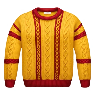 patterned knitted garment sticker