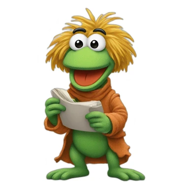 FRAGGLE chatting un WhatsApp  sticker