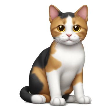 Tricolor Cat sticker