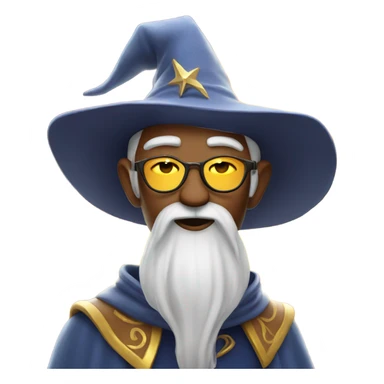 Wizard who loves the sun sticker
