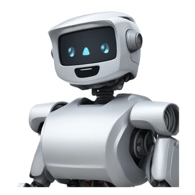 A robot that is a Rally co-driver  sticker