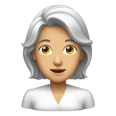 señora riendose a carcajadas sticker