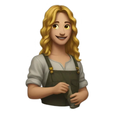 cuadro de pintura sticker