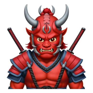 samurai oni sticker
