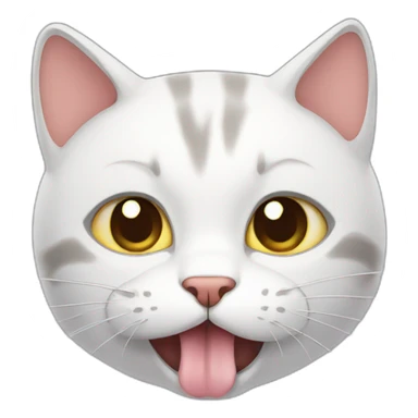 hungry cat sticker