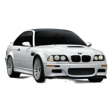 BMW M3 front view sticker