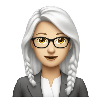 a white-skinned Networking and Personal Brand Consultant sticker