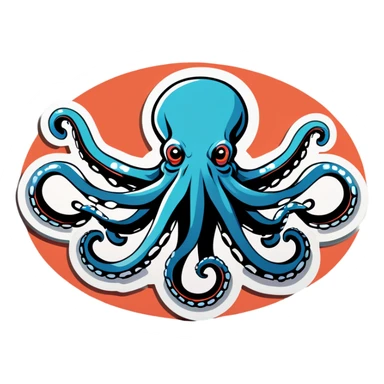 Octopus sticker