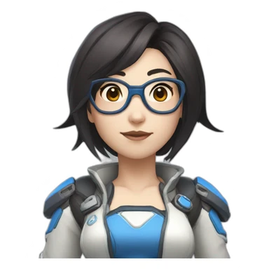 overwatch mei trans sticker
