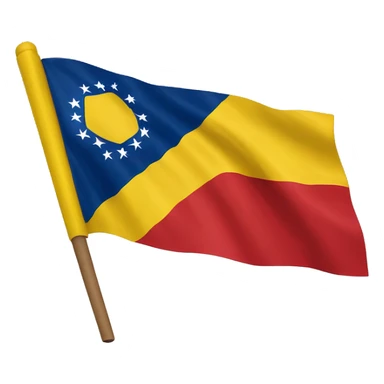 Bandera solo de Antioquia, Colombia  sticker