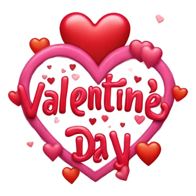 Happy valentine day sign  sticker