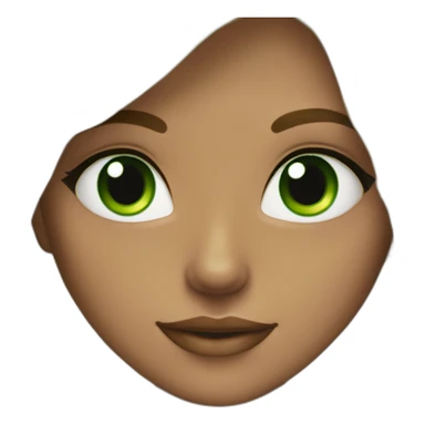 beautiful girl with blond hair and green eyes sticker