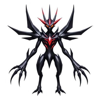 Shiny Dark Exotic Darkrai-Necrozma-Scizor-Hybrid-Creature sticker