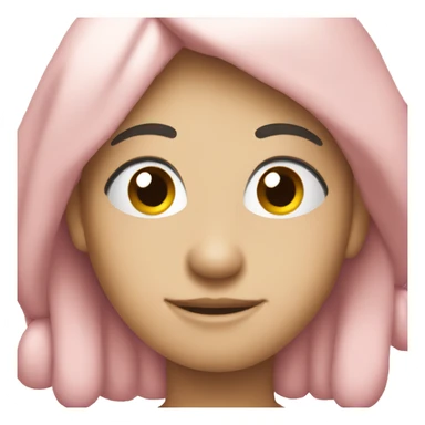 light pink christmas emoji  sticker