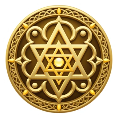 tetragrammaton glowing spiritual symbol emoji sticker