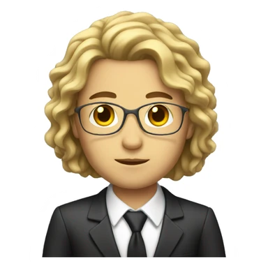 Prosecutor with long hair sticker