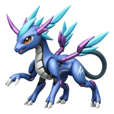 Meloetta-Genesect-Zekrom-Kyurem-Dialga-Suicune-Pteromon-hybrid sticker