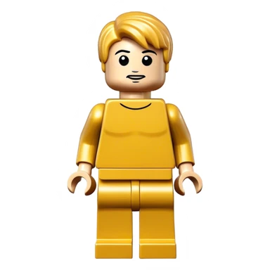 lego homme doré sticker