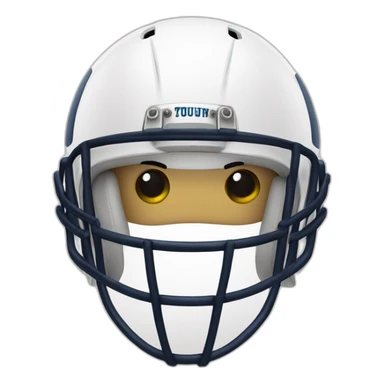 Footballhelm mit Auge sticker