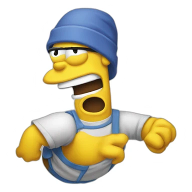 Homer faisant un pouce en l'air sticker
