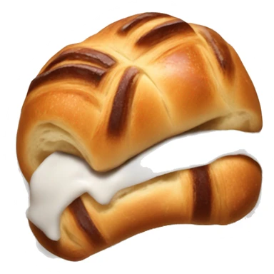 Pain au chocolat français  sticker