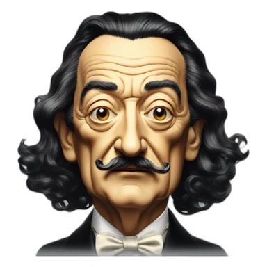 Salvador dali sticker