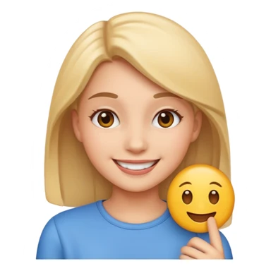 Clean girl emojis sticker