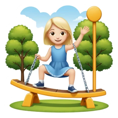 park Seesaw sticker