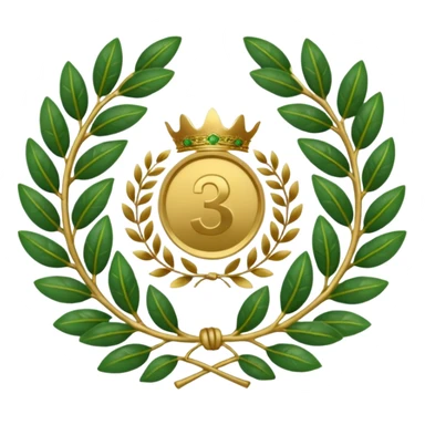 The number that took 23rd place was decorated with an imperial laurel wreath sticker