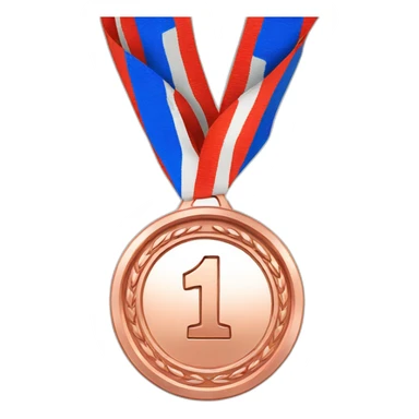 Copper 4th place medal sticker