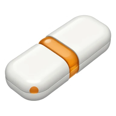 white xanax pill sticker