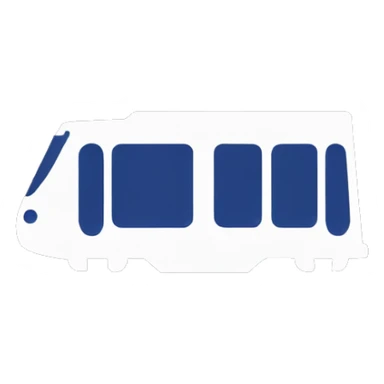 NJ Transit logo sticker