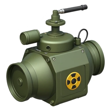 generate a ultra realistic anti-tank mine that can be carried by a drone sticker