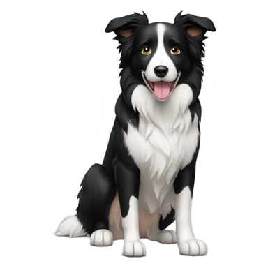 Border Collie Full Body sticker