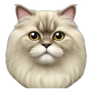 persian himalayan cat sticker