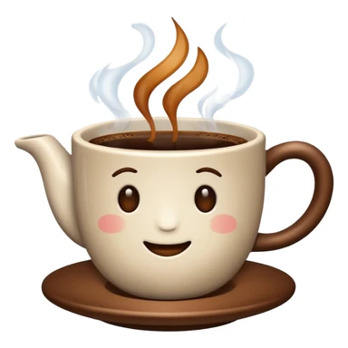 Cup of coffee without face sticker