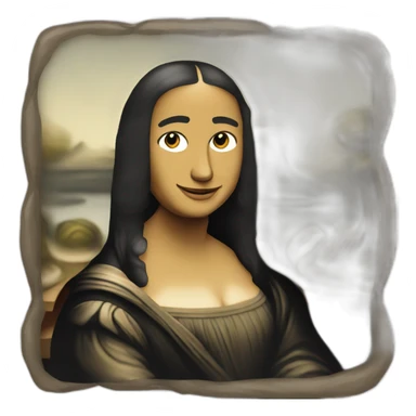 Mona Lisa sticker