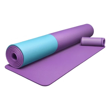yoga mat and accessories sticker