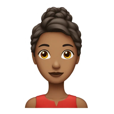 woman in red dress sticker